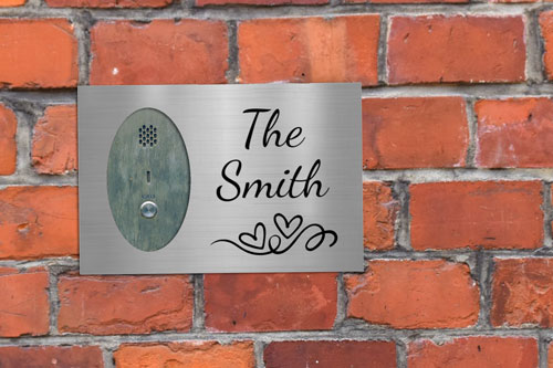 Custom sale door plates